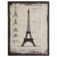 Wall painting Architecture Eiffel Tower