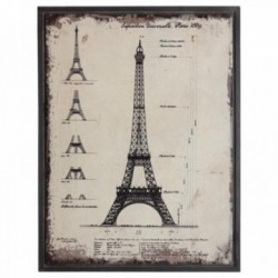 Pintura de parede Arquitetura Torre Eiffel