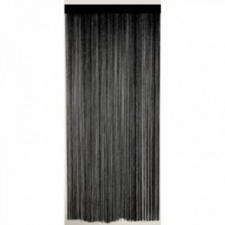 Tenda da porta in cotone nero