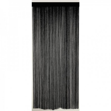 Black cotton door curtain