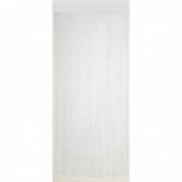 Biała zasłona drzwi bawełnianej