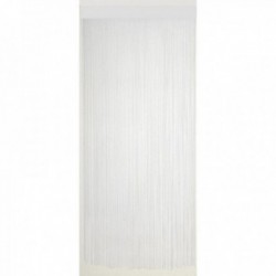 Tenda da porta in cotone bianco