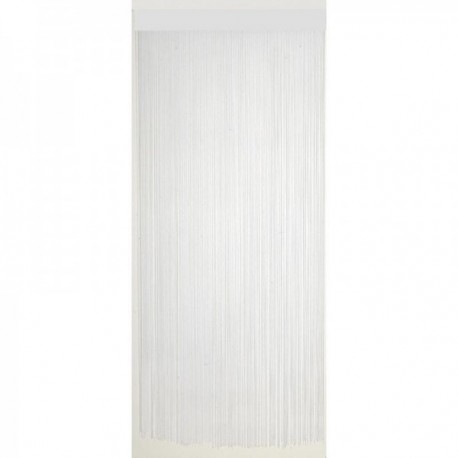 White cotton door curtain