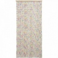 Multicolored corn fiber door curtain | Ecological Views 43 Pendants