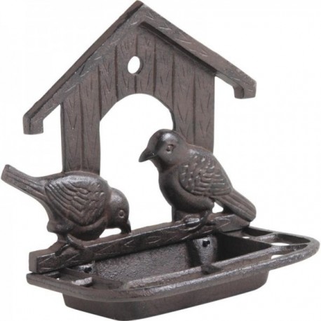 Fat with mut iron wall bird feeder