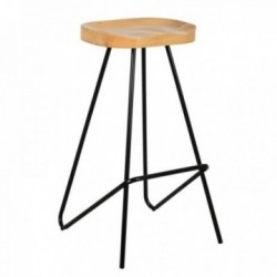 Bar stool in metal and...