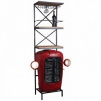 Bar Furniture Bar Tractor Tractor Red Metal