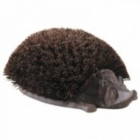 Foot scraper Hedgehog brush in cast iron and coconut