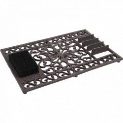 Żeliwo i szczotka kokosowa...