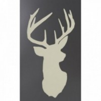 Black metal pellet bucket with deer drawer: pellet reserve design & convenient heating dispenser