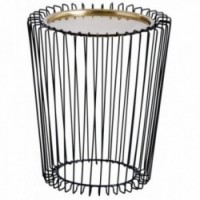 Sivupöytä metalli sohva päättynyt kulta viimeistely