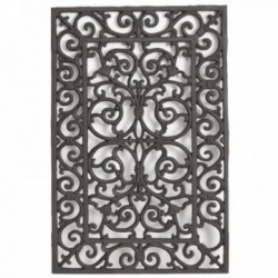 Cast iron garden doormat