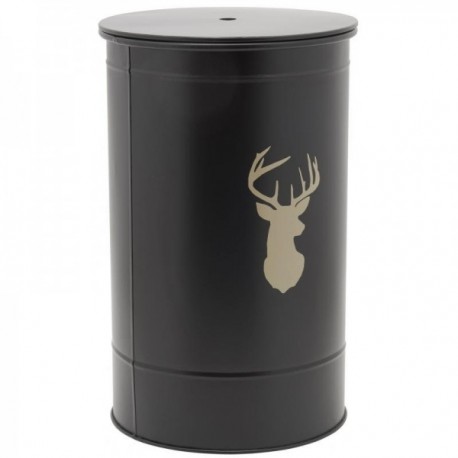 Svarte pellets boks CERF Head Pattern: Pellet Range Design Storage Wood & Pellets Komfyr