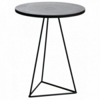 Antique metalowy stolik do kawy cynku