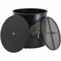Árvore preta da tubulação de tanque de árvore da vida: design & prática do fogão do armazenamento do tanque da pellet