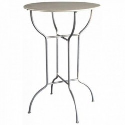 Round bar table in antique...