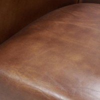 Sillón de cuero de búfalo de flor completo, asiento de alta gama, confort absoluto y elegancia atemporal