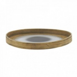 Round bamboo serving tray Ø...