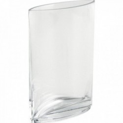 Glass vase 13.5 x 6 x 18 cm