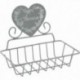 Wall-mounted soap door with chic heart