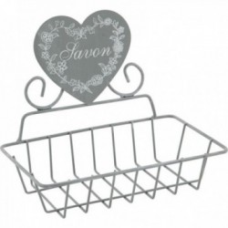 Wall-mounted soap door with chic heart