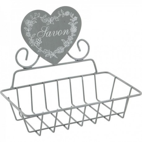 Wall-mounted soap door with chic heart