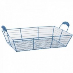 Rectangular basket in blue...