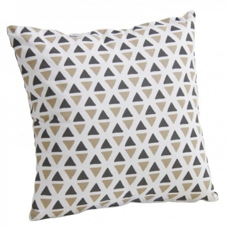 Cotton triangles cushion cover