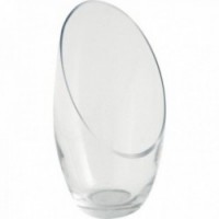 Round glass vase ø 12 cm