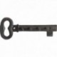 Veggmontert montert støpejern stil antikke nøkkel | Vintage Industrial Style Nøkkelring med 5 kroker