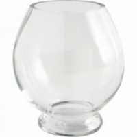 Round glass vase ø 17.5 cm