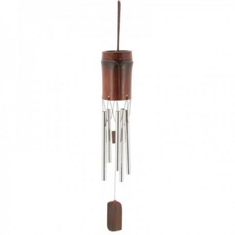 Bamboo and Metal Wind Carillon: Outdoor & Interior Beach Carillon, Zen & Relaxing Music Decoration