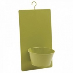 Anise green lacquered metal...