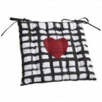 Poduszka krzesła serca