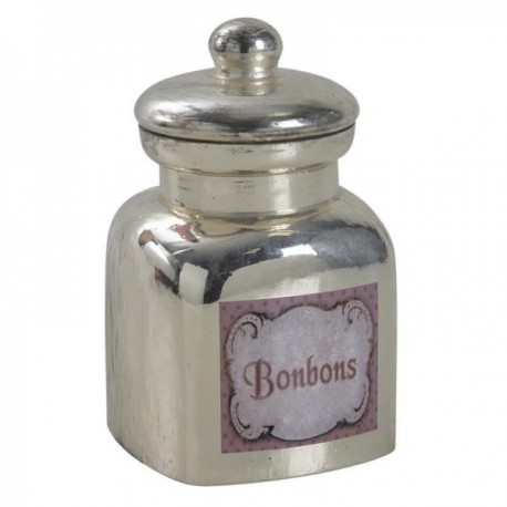 Boite à bonbons en métal antique