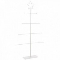 Biały lakierowany metalowy wyświetlacz