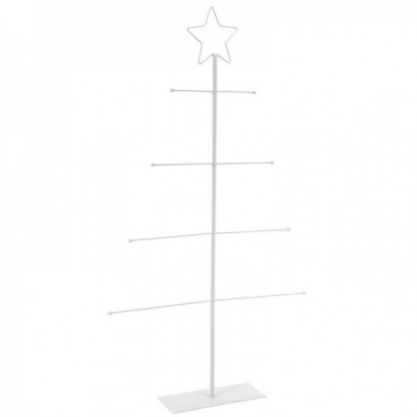 Biały lakierowany metalowy wyświetlacz