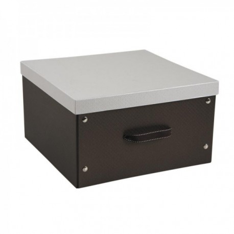 Foldable cardboard storage box