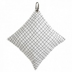 Black and white grid cotton...