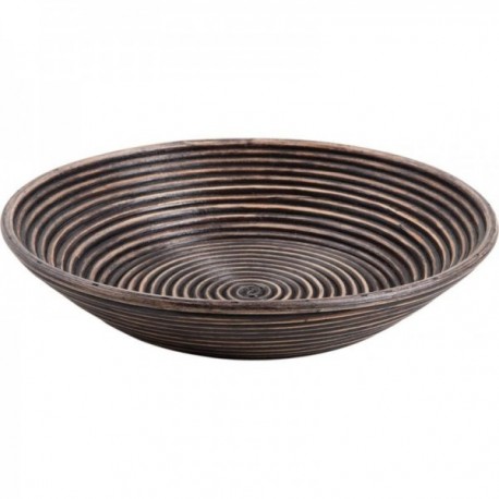 Sävytetty rottinki pyöreä kori