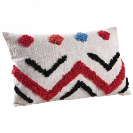 Removable tufted cotton cushion
