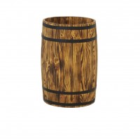 Wooden barrel display Ø 43 cm