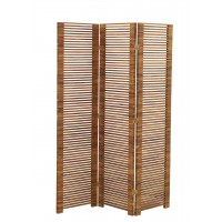 Openwork Wood Screen 3 Panelen, decoratieve ruimte Separator en interieurontwerp