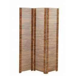 Openwork Wood Screen 3 Paneler, Dekorativ rumseparator och inredning