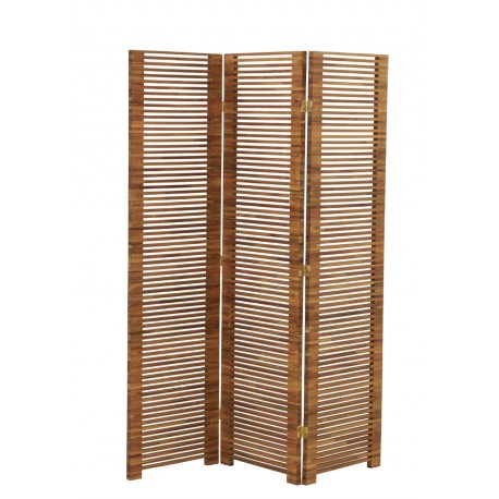 Openwork Wood Screen 3 paneelit, koristeellinen huoneerotin ja sisustussuunnittelu