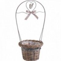 Wiklinowy i metalowy jarsot