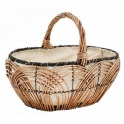 Wiklinowy koszyk Lacerie i Jut