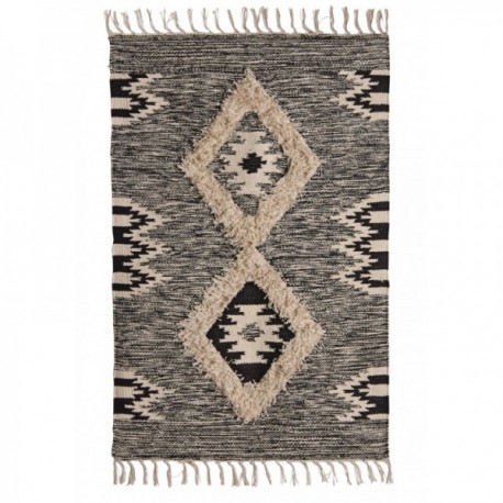 Aztec pattern cotton rug