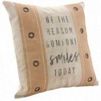 Poduszka bawełniana i skóra wyjmowana 45 x 45 cm