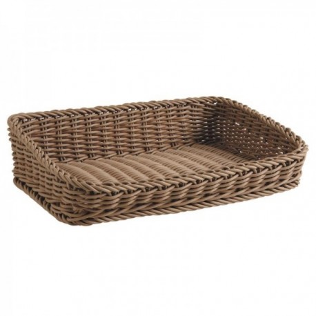Kosz syntetyczny Rattan 45 x 31 x 6-10